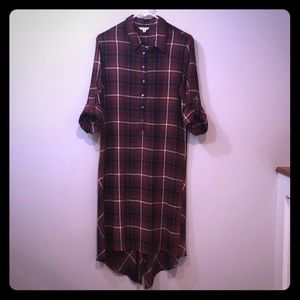Max Studio Flannel Midi Dress Sz M EUC